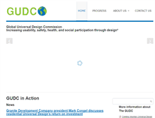 Tablet Screenshot of globaluniversaldesign.org